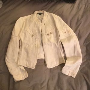 Cream armani exchange jacket